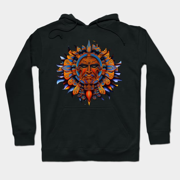 New World Gods (31) - Mesoamerican Inspired Psychedelic Art Hoodie by TheThirdEye